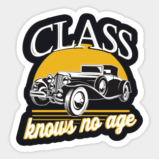 Oldtimer Classic Car retro Vehicle Sticker